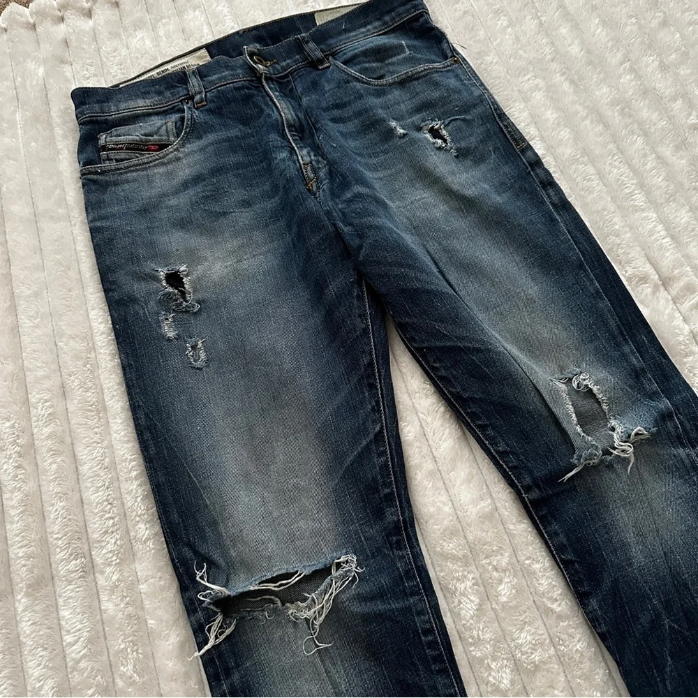 Diesel Indigo Denim Slim Jeans D-Strukt 32x32 - Picture 4 of 7